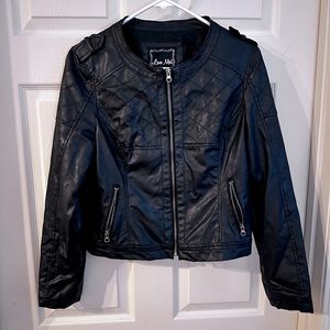 Faux leather jacket